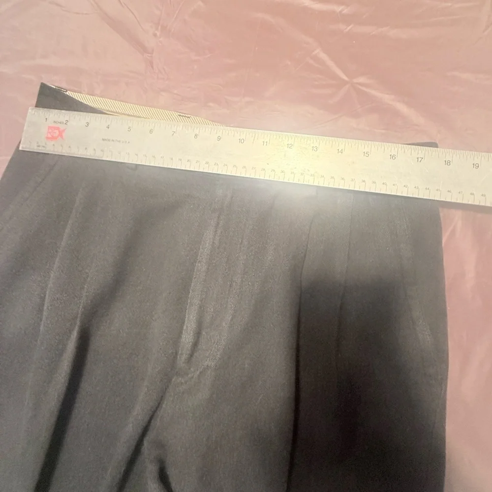 Cutter & Buck Dark Gray Dress Pants 100% Cotton Size 36